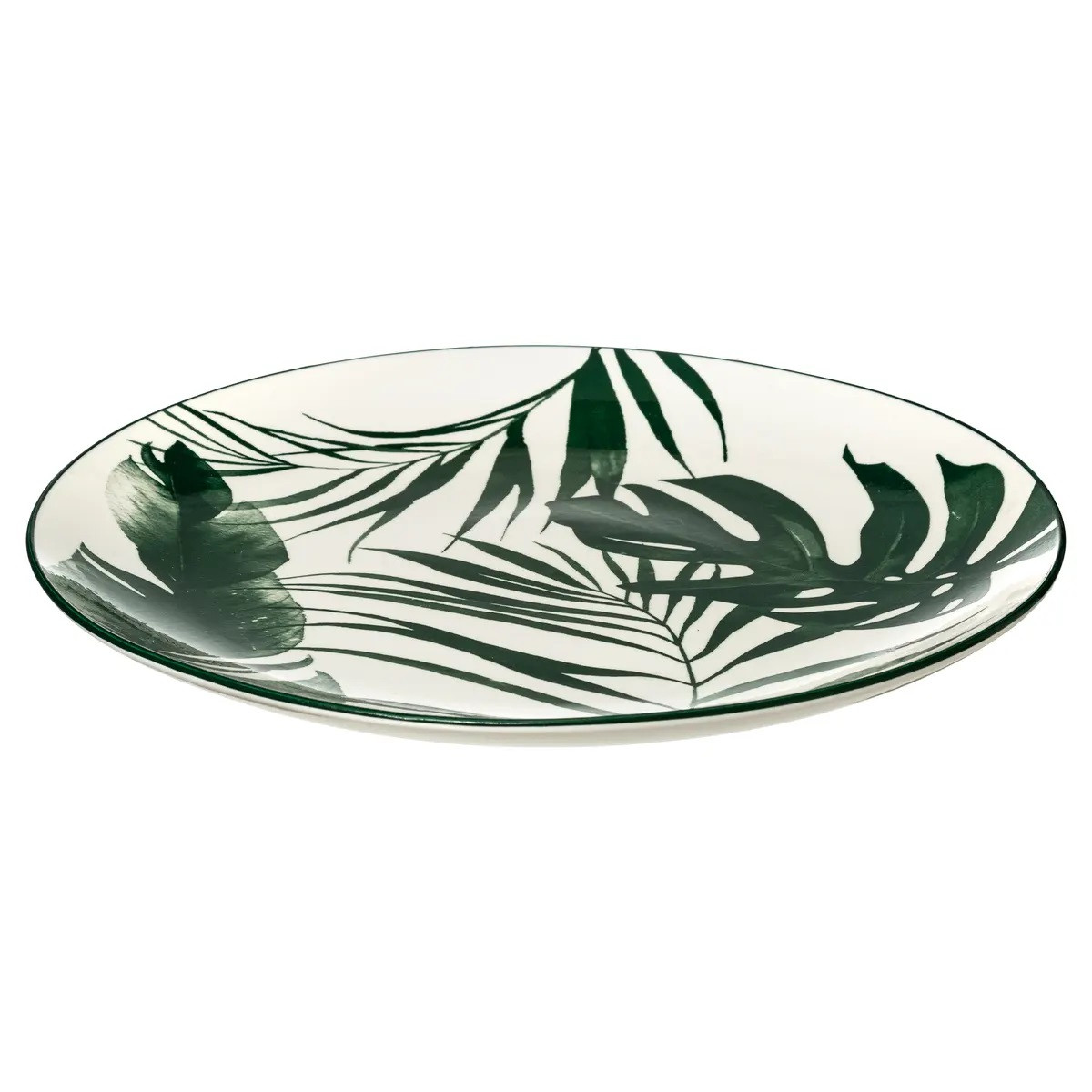 SERVIZIO PIATTI PALME PZ.18 VERDE
