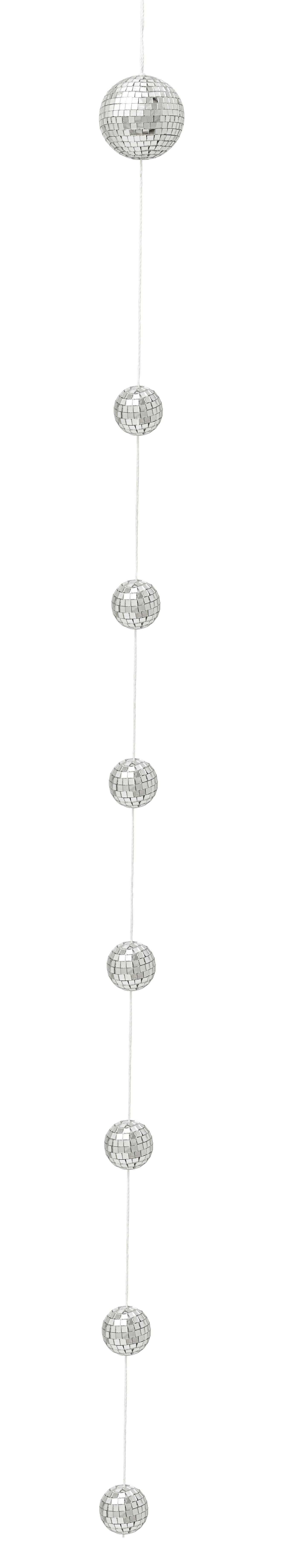 STRINGA 8PALLINE H.160 ARGENTO