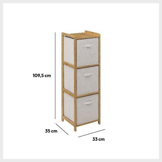 MOBILE 3CASSETTI TIDY CM.35X33X109.5H