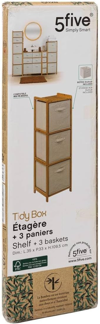 MOBILE 3CASSETTI TIDY CM.35X33X109.5H