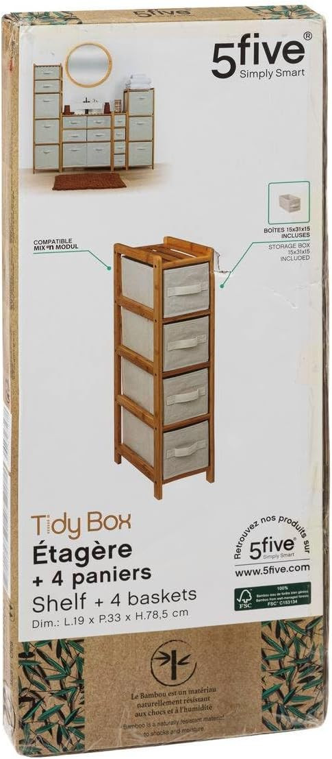 MOBILE 5CASS. TIDY CM.33X19X78.5H