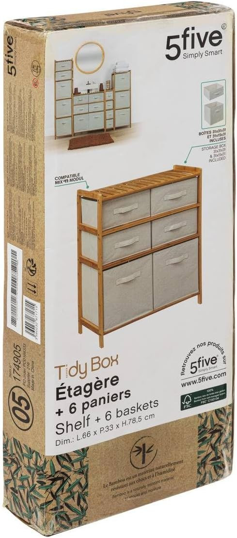 MOBILE DOP.6CASS. TIDY CM.66X33X78H
