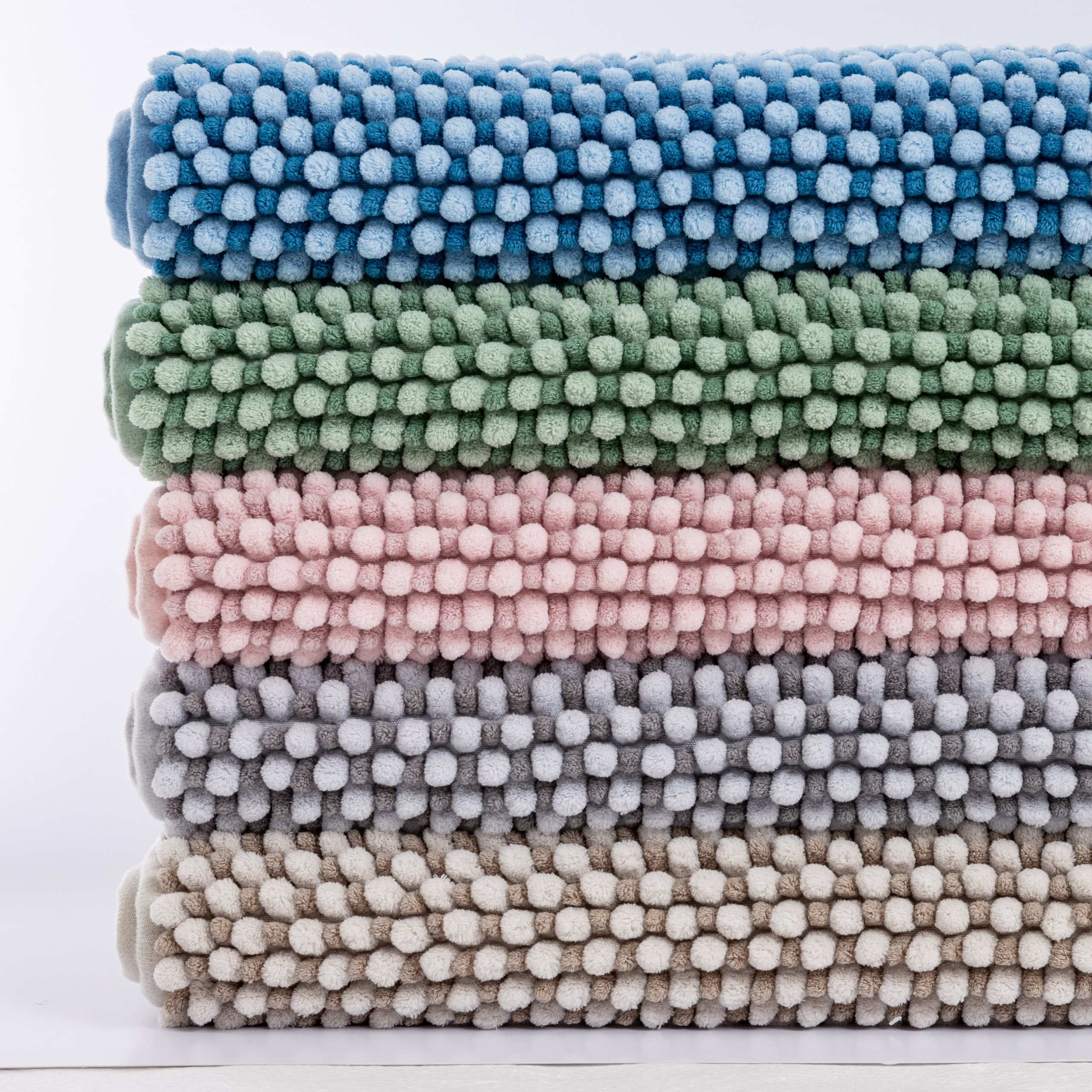 TAPPETO BAGNO DOTS 50X80 CIELO
