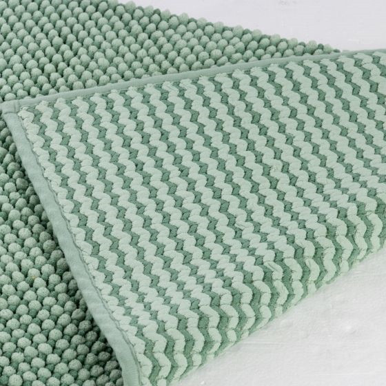 TAPPETO BAGNO DOTS 60X120 SALVIA