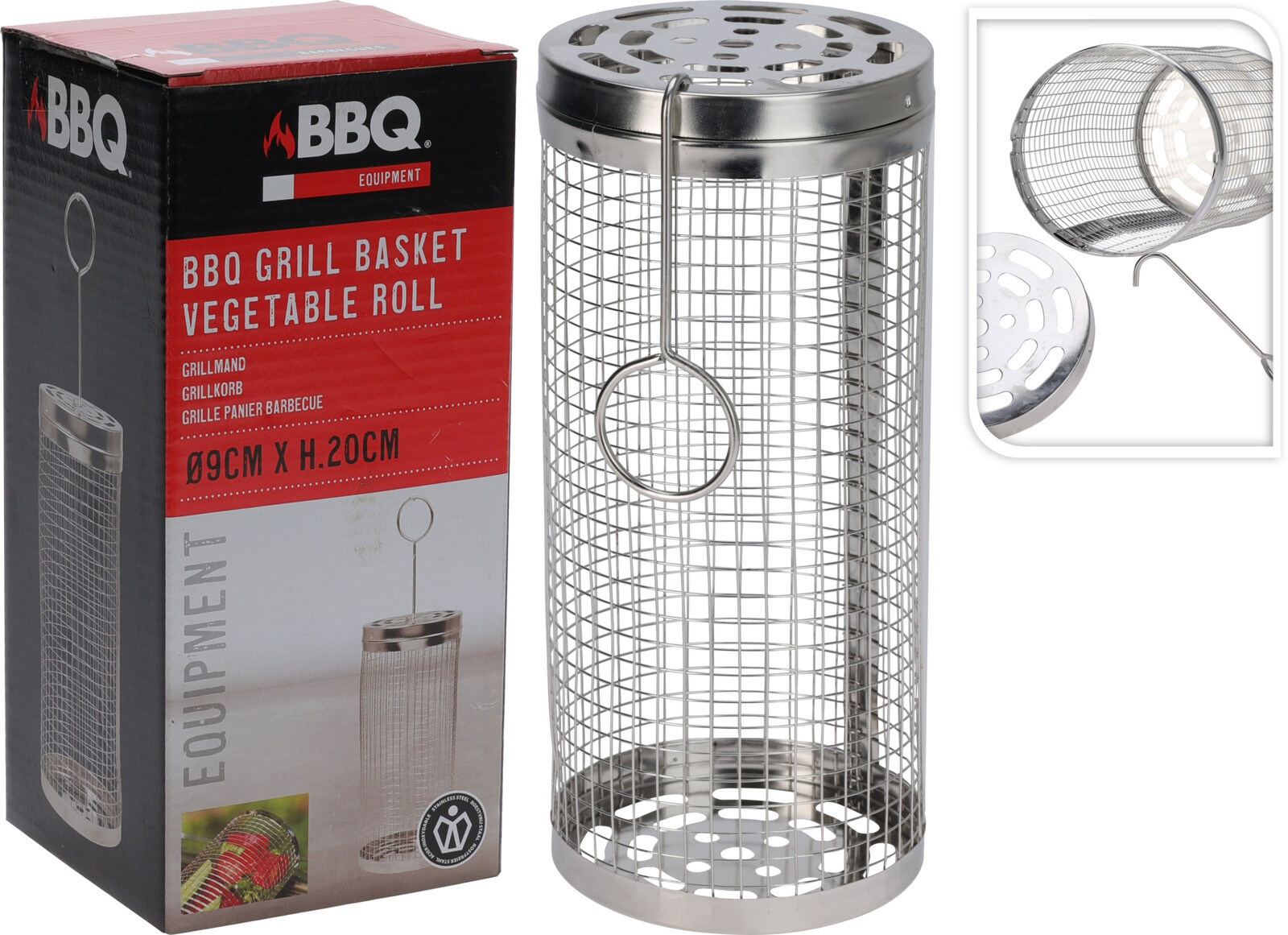 CESTELLO CUOCI VERDURE BBQ CM.20