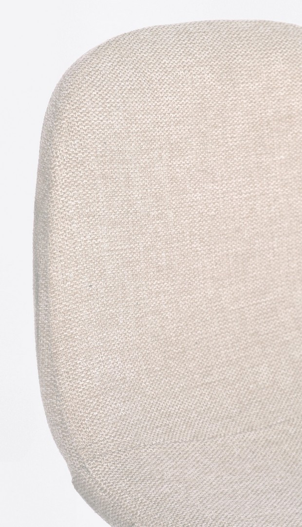 SGABELLO BAR IRELIA N/BEIGE H.92