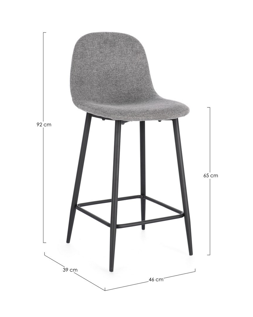SGABELLO BAR IRELIA GR/SCURO H.92