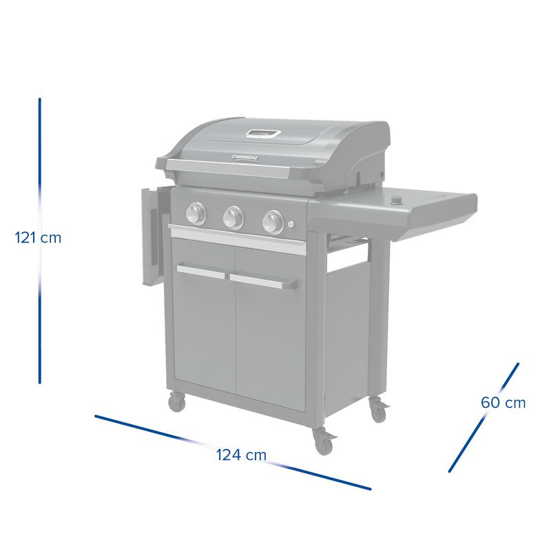 BARBECUE A GAS 3 SERIES PREMIUM S DUAL GAS