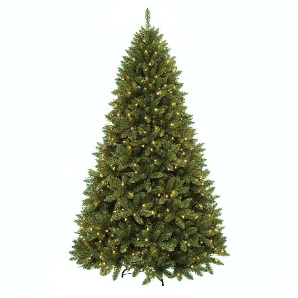 ALBERO NATALE PVC CM.120 C/160 LED