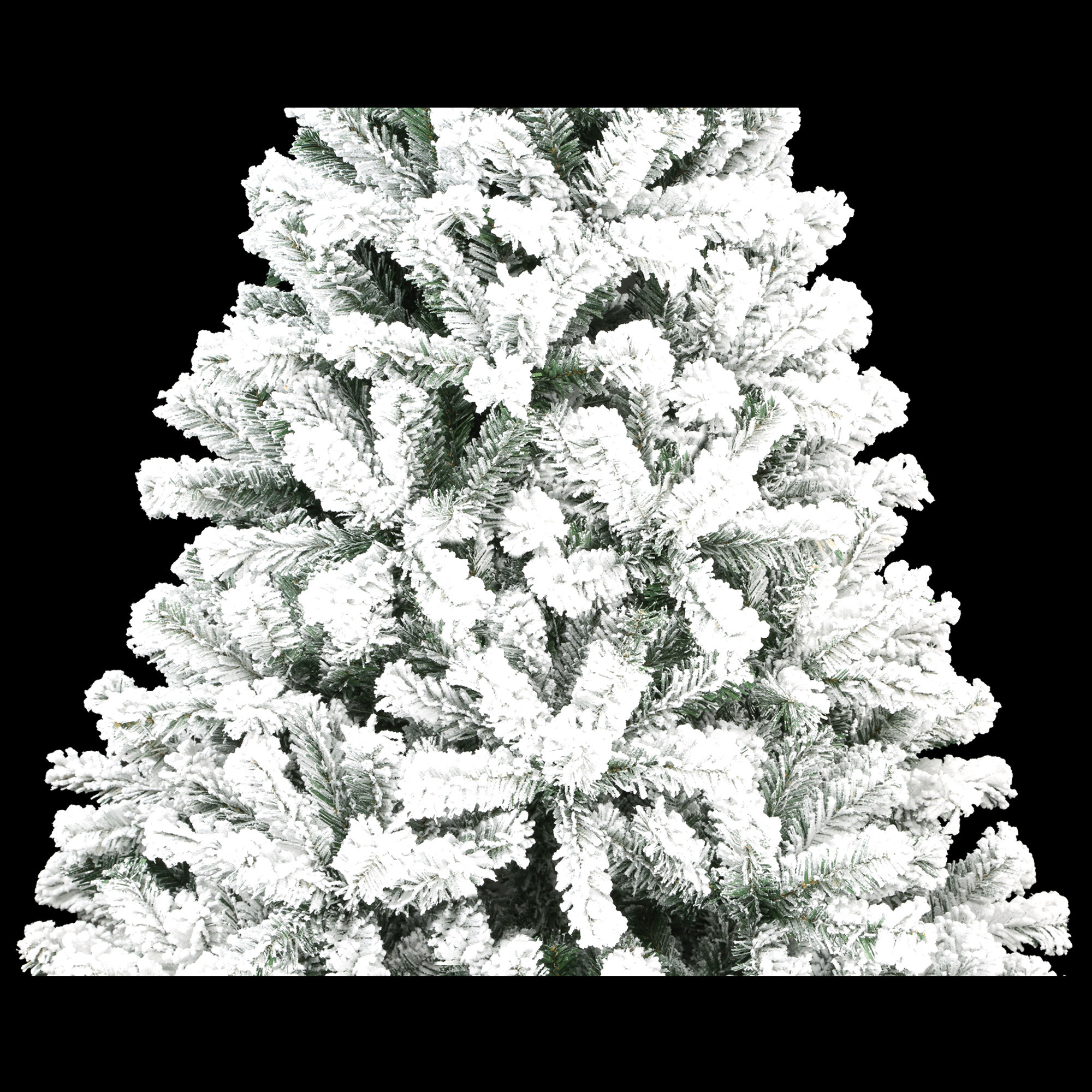 ALBERO DI NATALE INNEVATO PVC CM.120 300 PUNTE