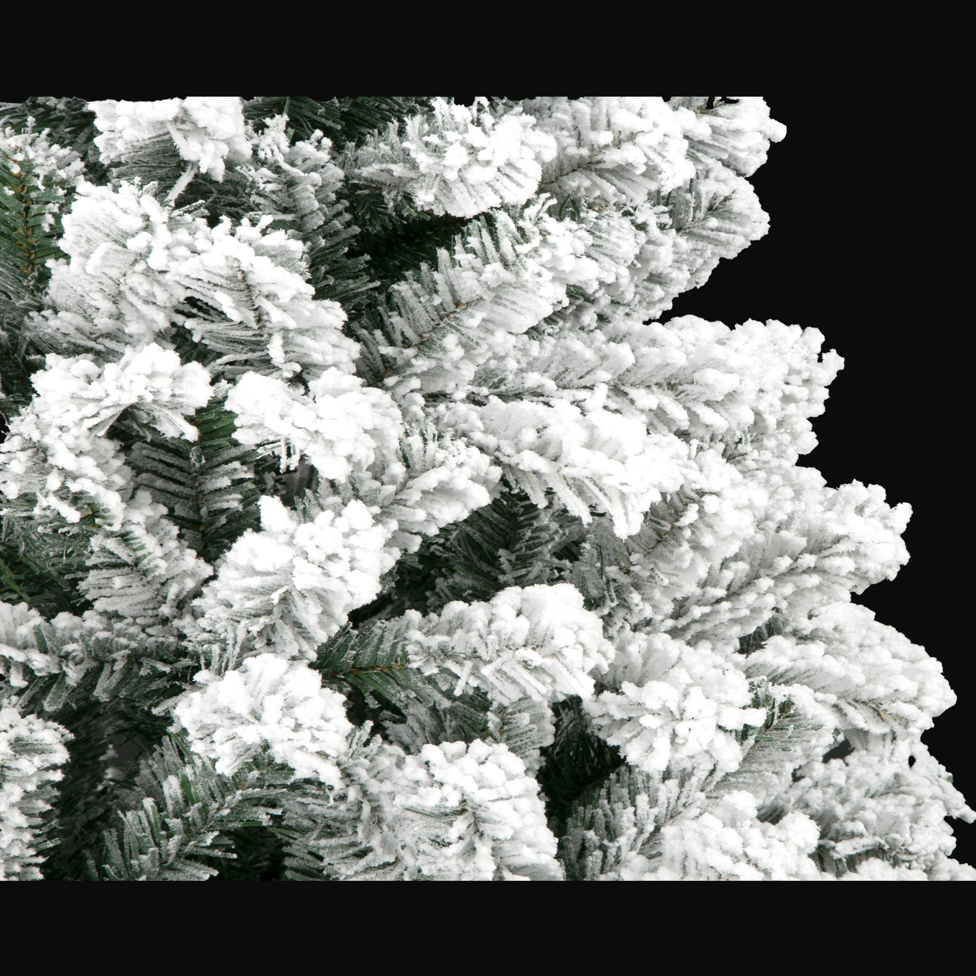 ALBERO DI NATALE INNEVATO PVC CM.120 300 PUNTE