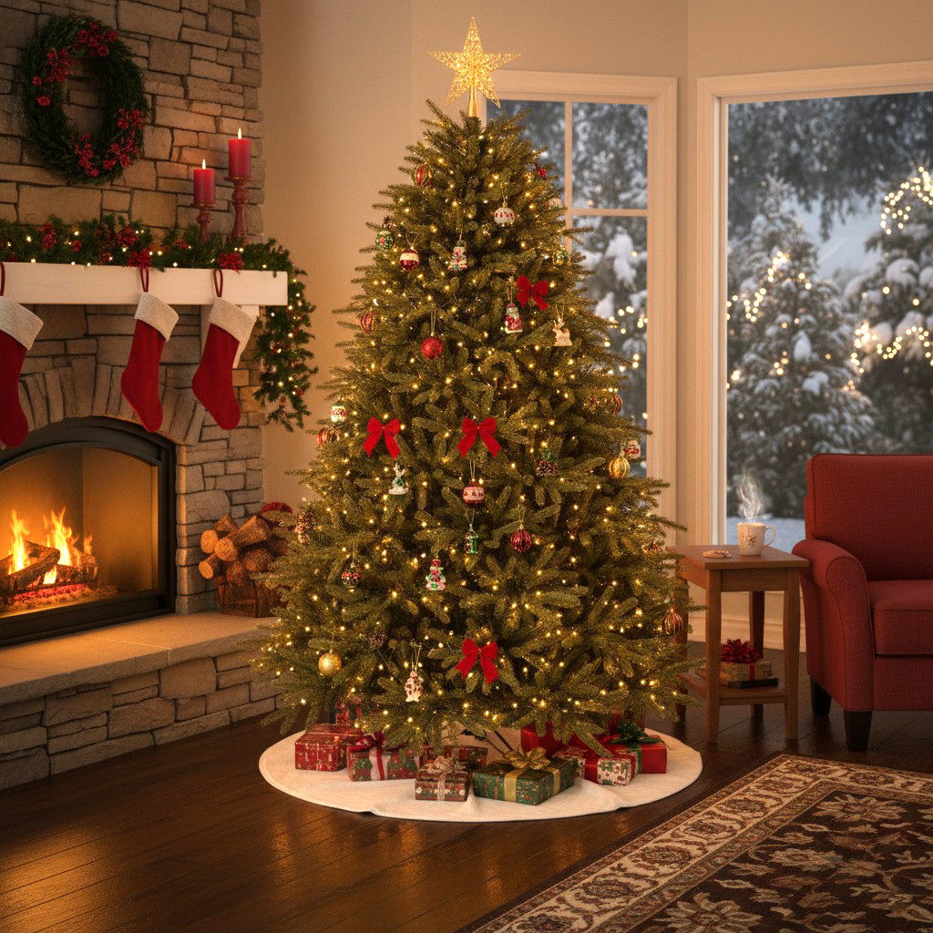 ALBERO DI NATALE FULL PE CM.240 1573 PUNTE