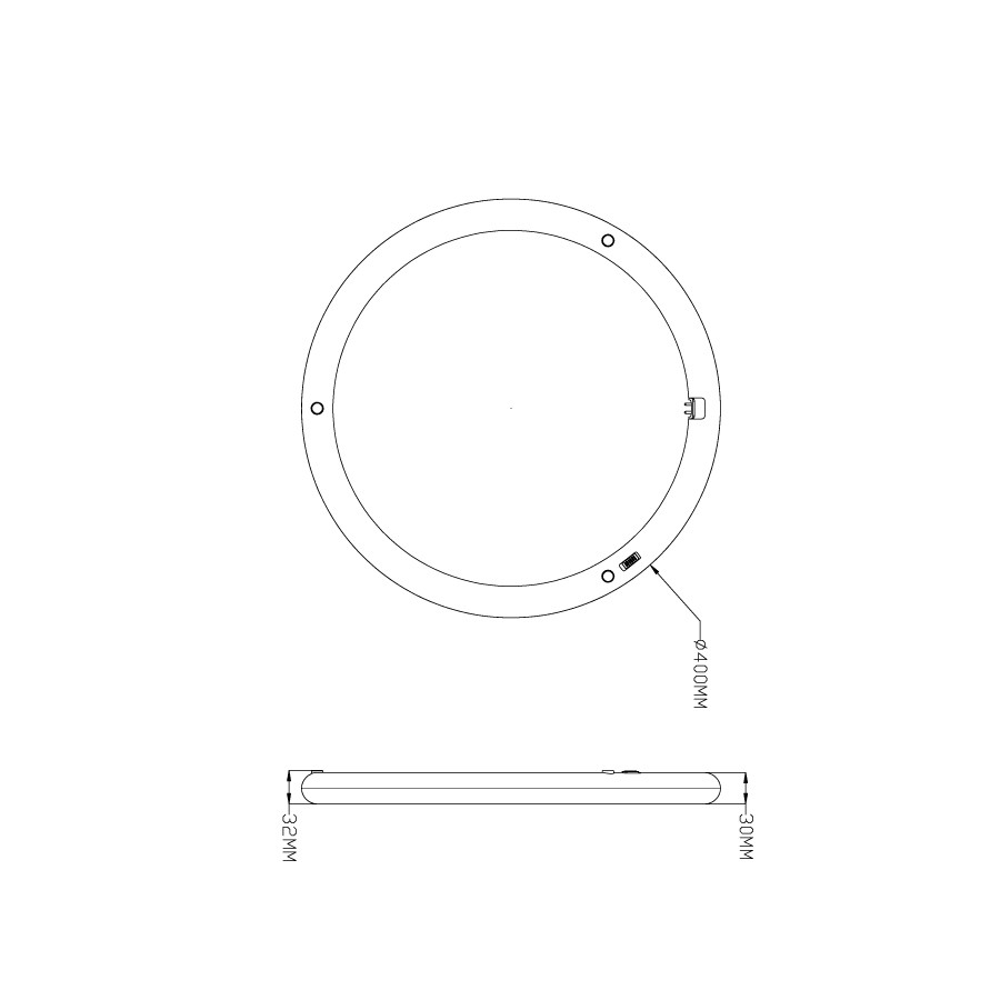 LED CIRCOLARE T9 24W 2500LUMEN TRICOLOR