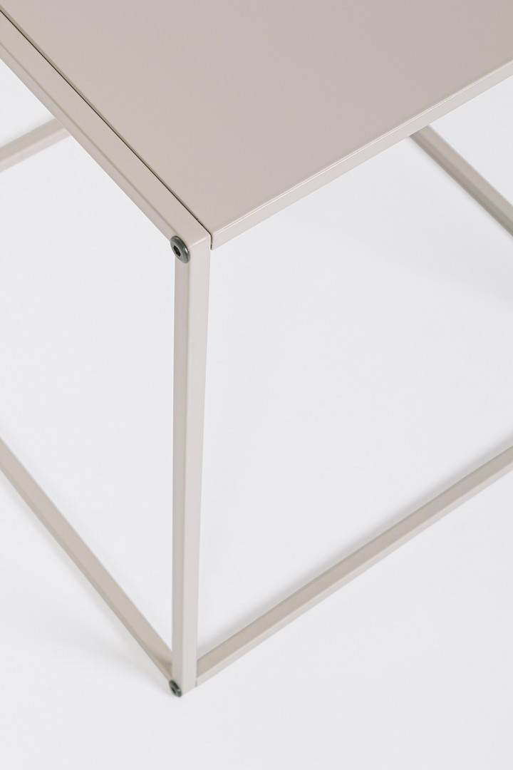 SET 2 TAVOLINI H.28/41 QUADRATO BEIGE