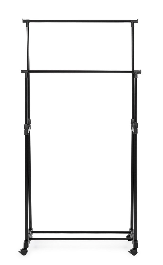 STAND APPENDIABITI ELIDA NERO CON RUOTE