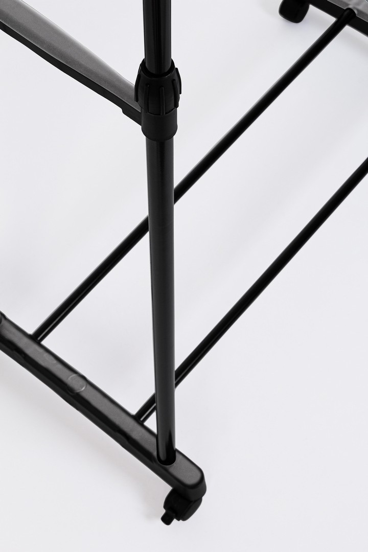 STAND APPENDIABITI ELIDA NERO CON RUOTE