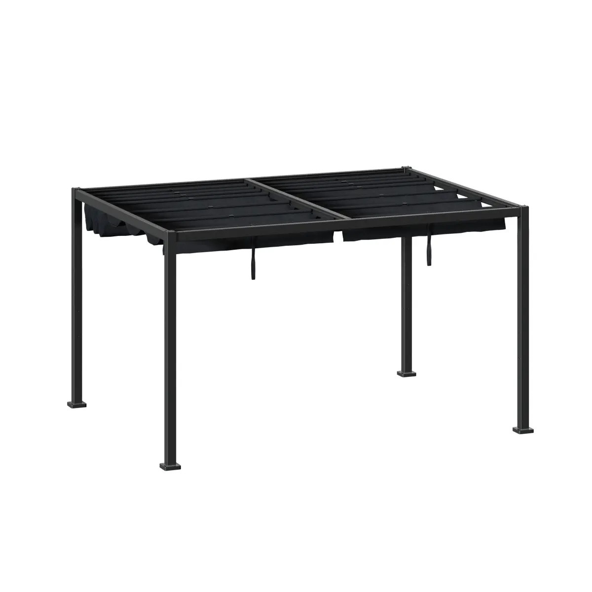 GAZEBO ZALYA 4X3M ALLUMINIO ARDESIA GRAFITE