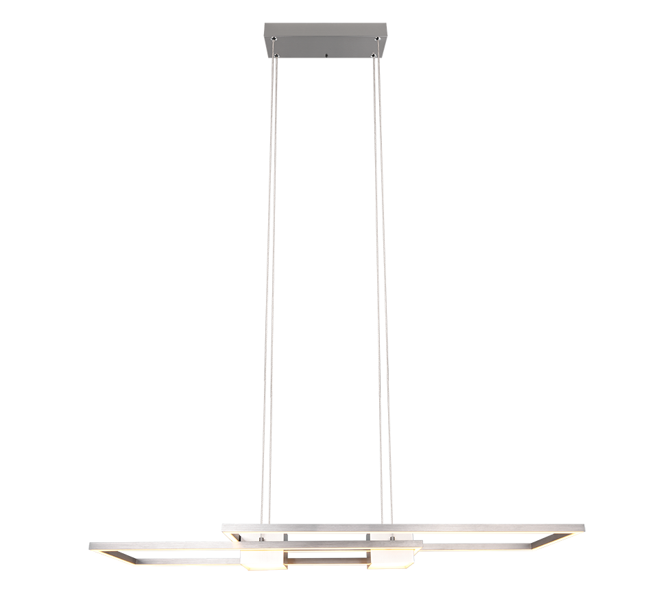 ALBANY SOSP.LED 1X37W MET.ACCIAIO CON TELECOMANDO