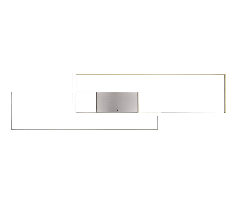 ALBANY PLAF.LED 1X37W MET.ACCIAIO CON TELECOMANDO