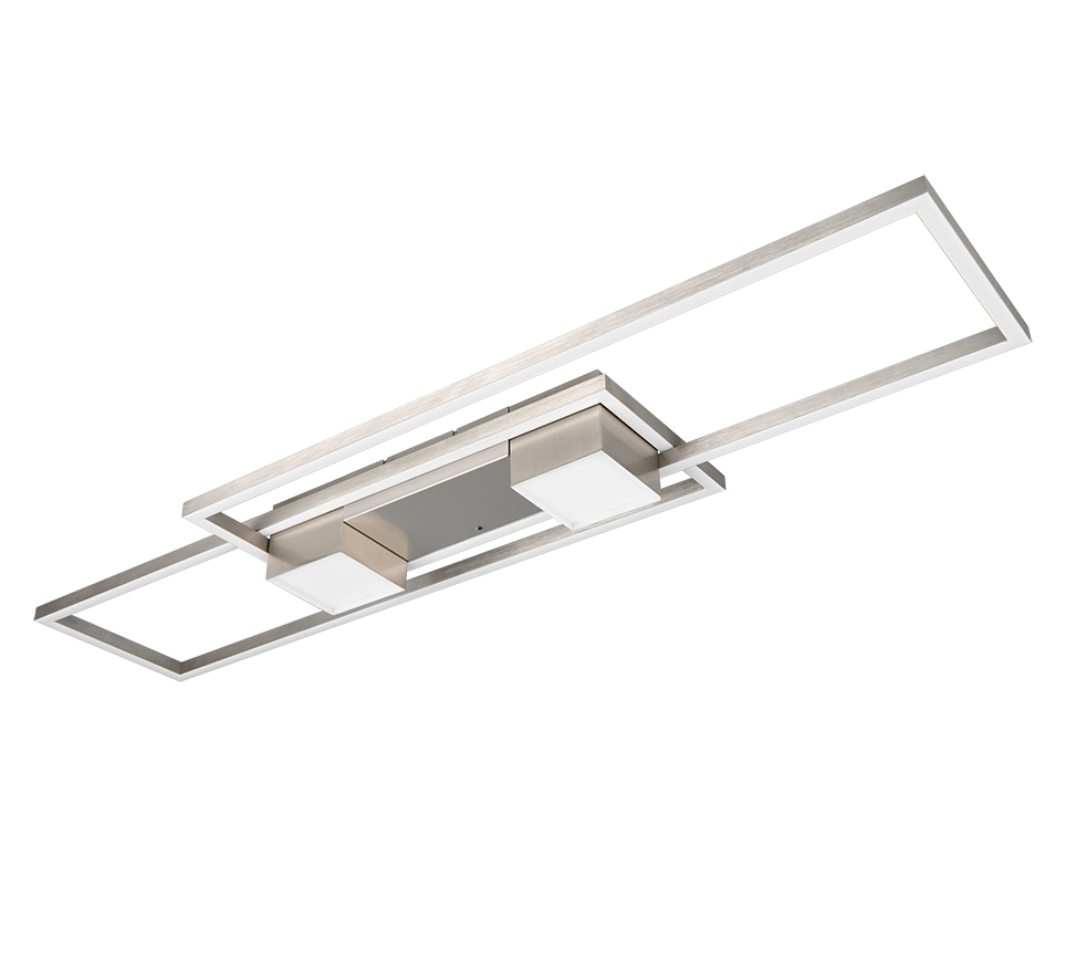 ALBANY PLAF.LED 1X37W MET.ACCIAIO CON TELECOMANDO