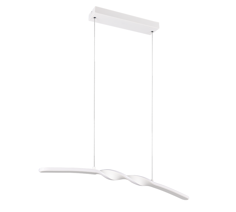 GINKO SOSP.LED 18W 4K CM.80 METALLO BIANCO
