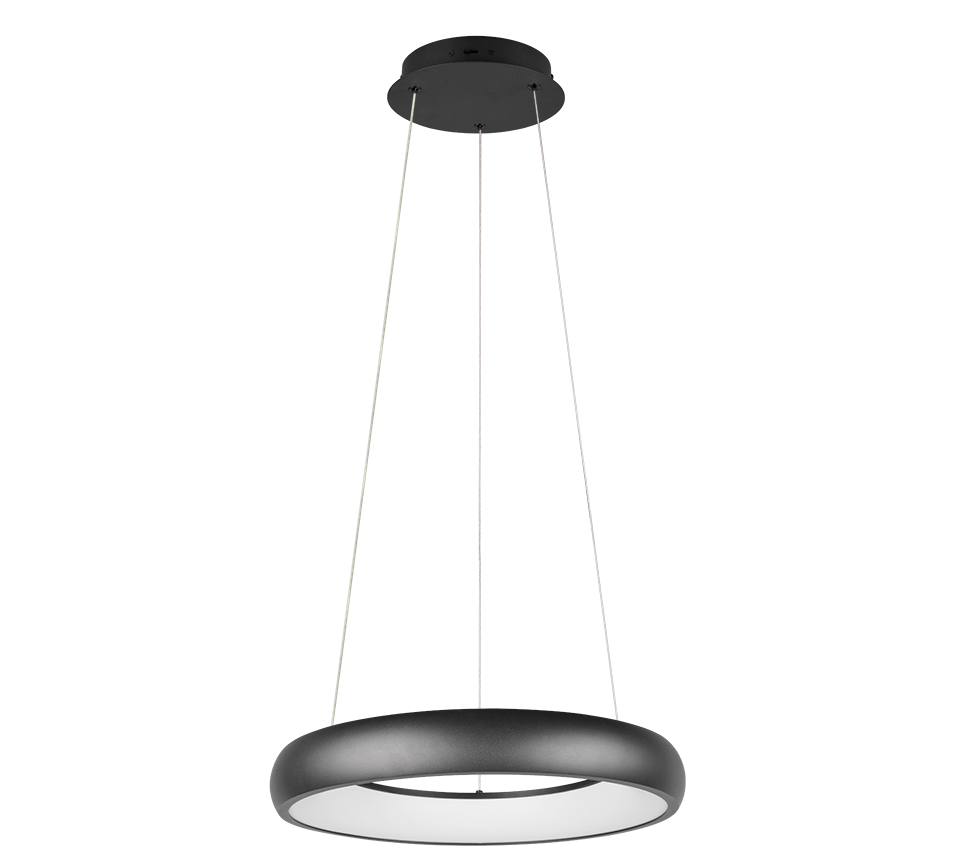 CARDONA SOSP.LED D.45 30W 4K METALLO NERO
