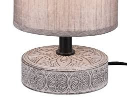 MARIE LAMP.TAVOLO CER.H.20.5 MARRONE E14