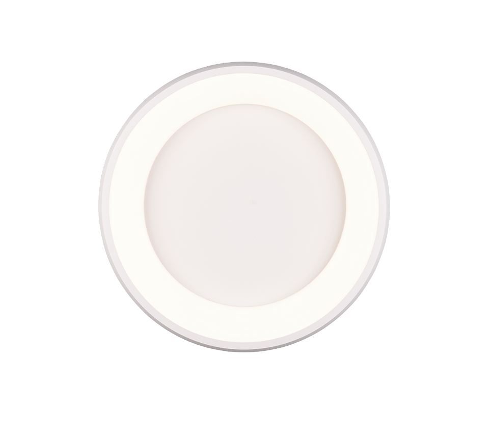 CARDONA PLAF.LED 1X30W D.45 METALLO BIANCO