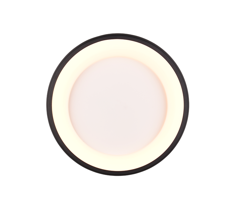 CARDONA PLAF.LED 1X30W D.45 METALLO NERO