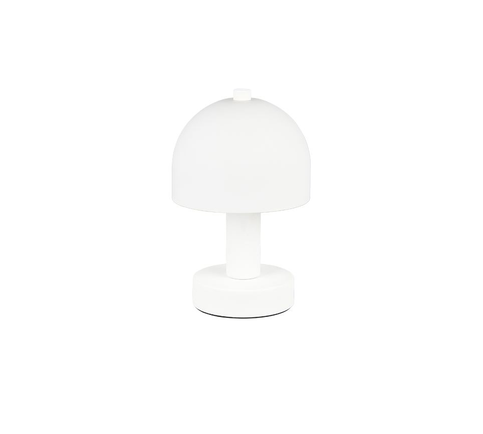 GLENN LAMPADA TAV.MET.BIANCO H.19