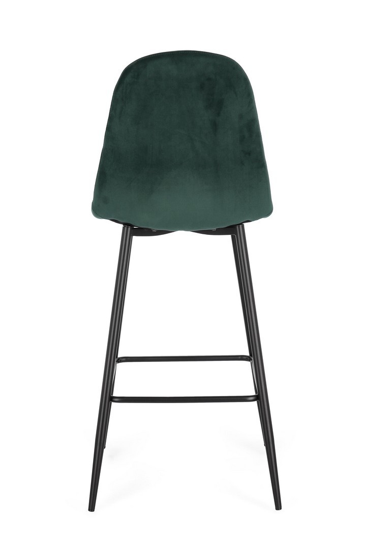 SGABELLO BAR NEW IRELIA NERO-VERDE SCURO