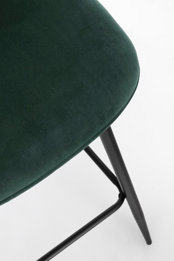 SGABELLO BAR NEW IRELIA NERO-VERDE SCURO