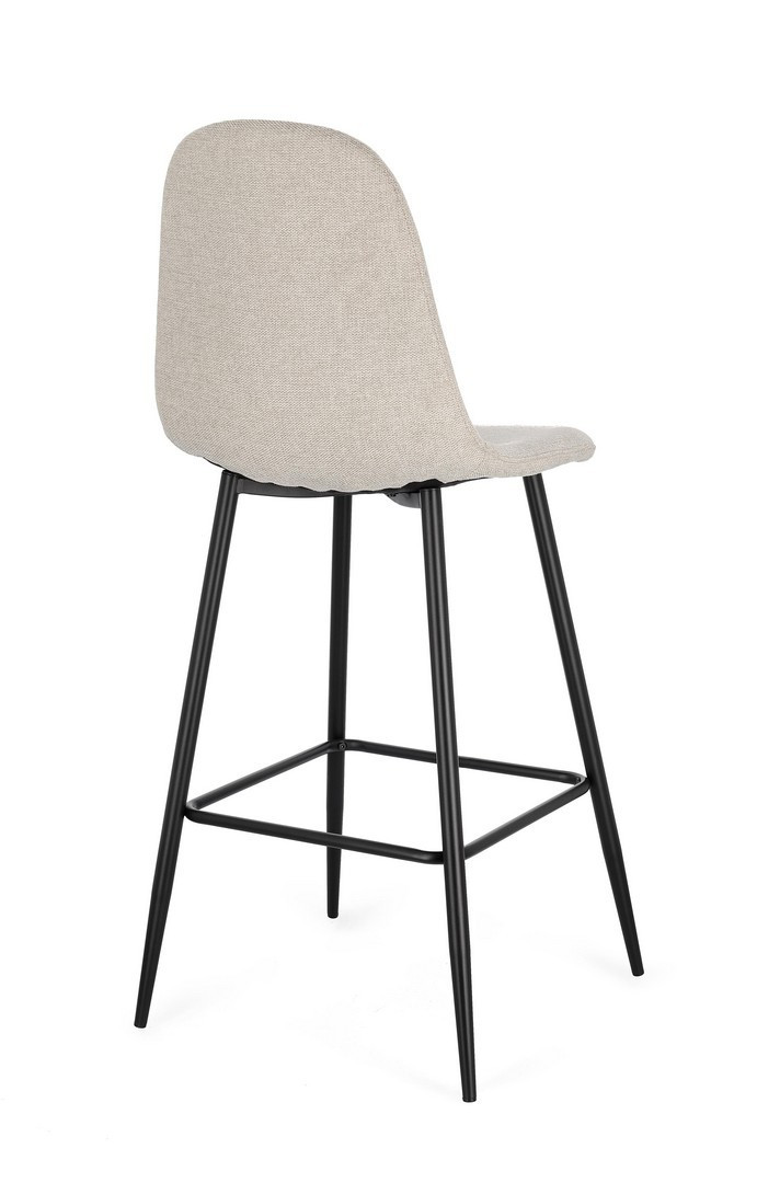 SGABELLO BAR NEW IRELIA NERO BEIGE
