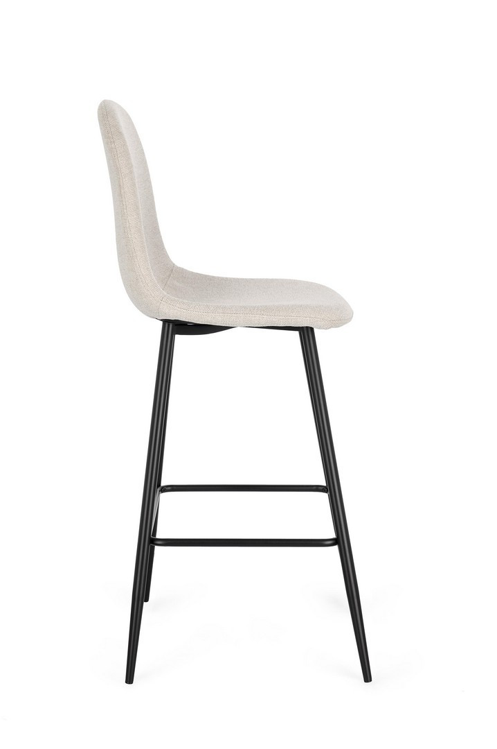 SGABELLO BAR NEW IRELIA NERO BEIGE