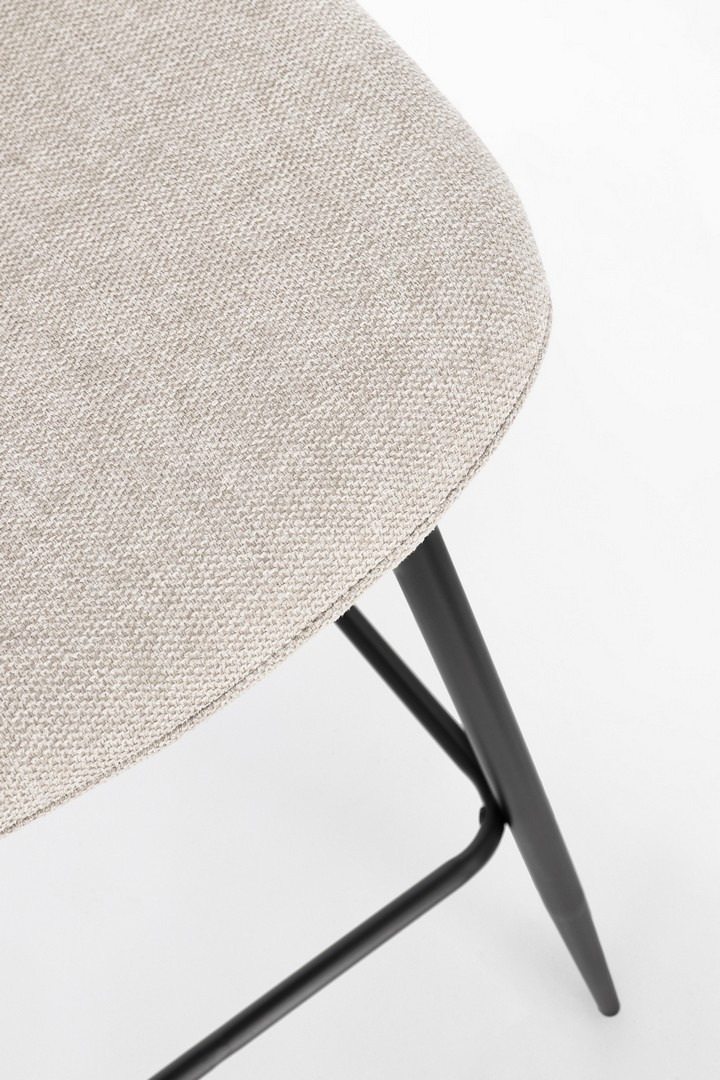 SGABELLO BAR NEW IRELIA NERO BEIGE