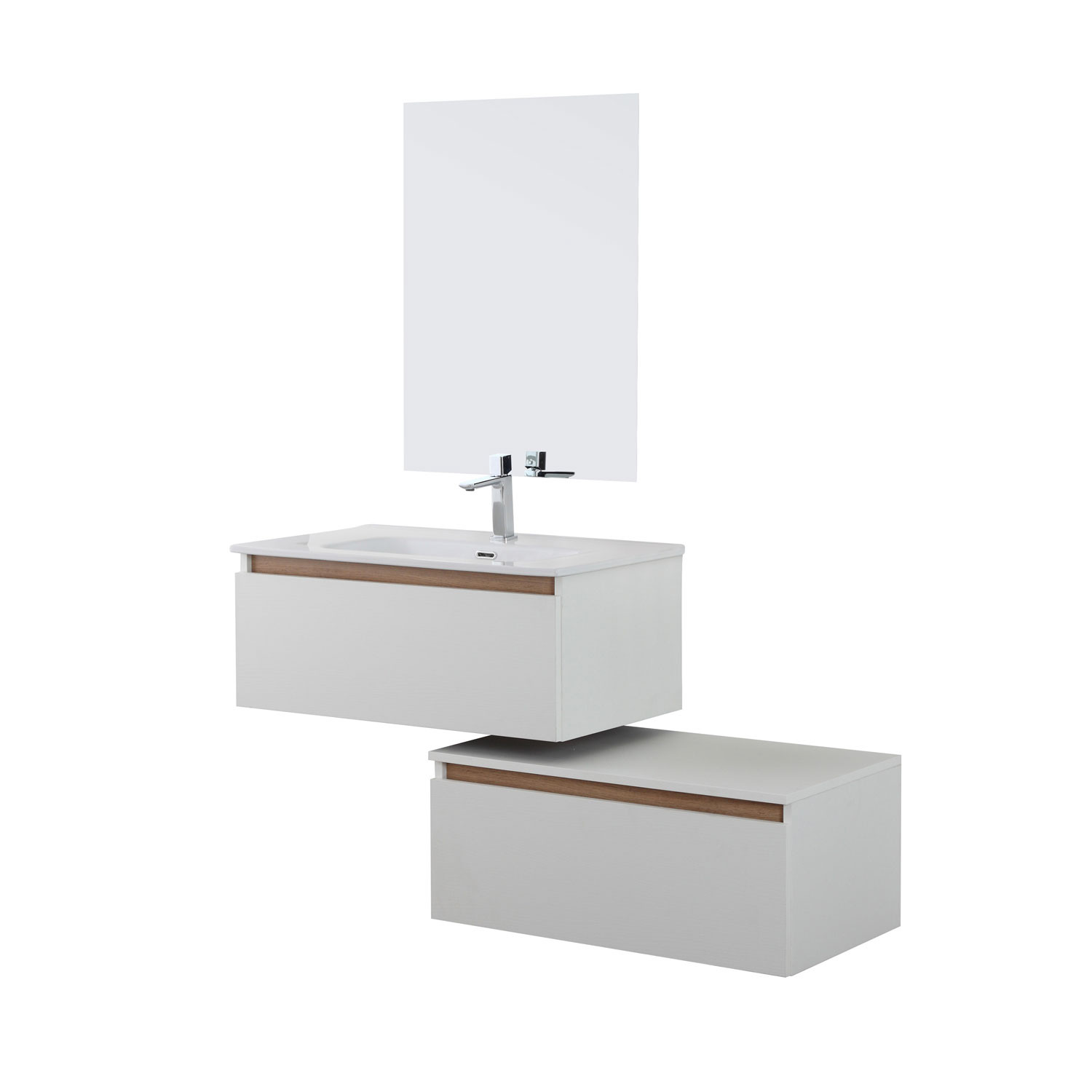 MOBILE BAGNO SOSPESO BIANCO FRASS.CM.80