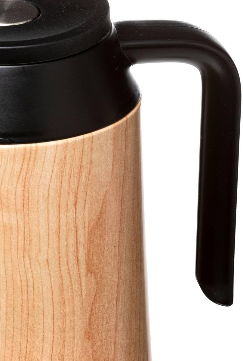 *CARAFFA TERMICA 1LT INOX EFFETTO LEGNO