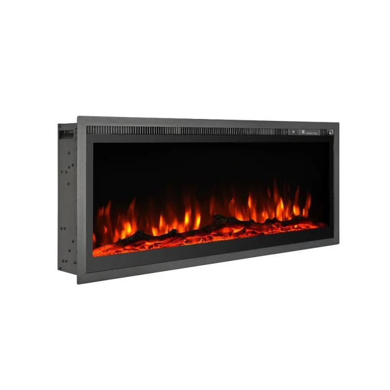 CAMINO ELETTRICO DA PARETE C/T.NERO CM.127X14X54.6