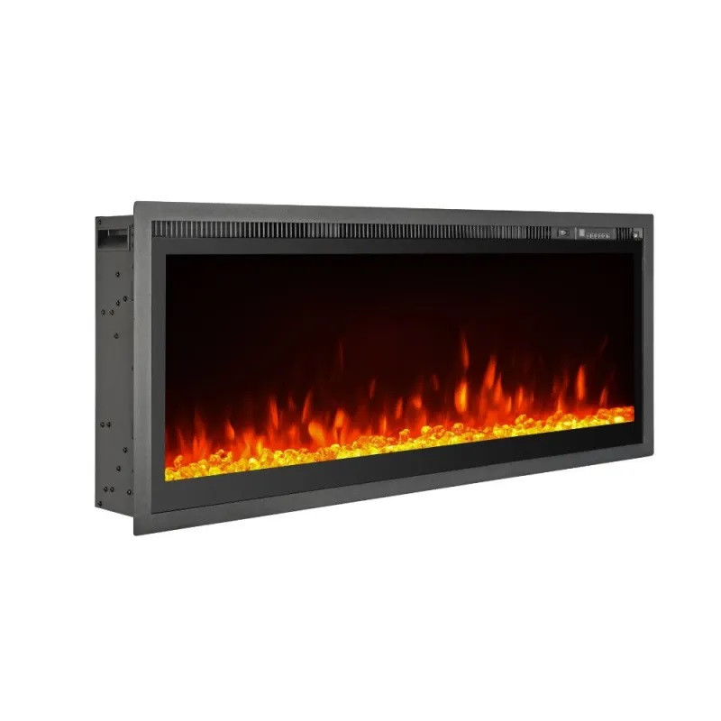 CAMINO ELETTRICO DA PARETE C/T.NERO CM.127X14X54.6