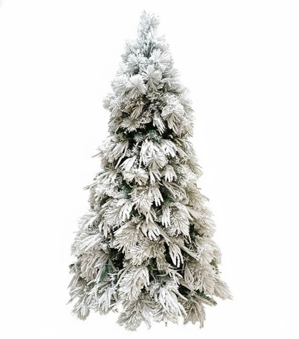 ALBERO 180CM INNEVATO 800P.300LUCI C/GIOCHI LUCE