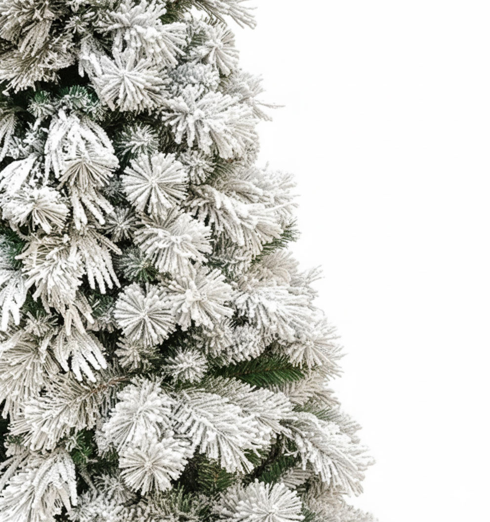 ALBERO 180CM INNEVATO 800P.300LUCI C/GIOCHI LUCE