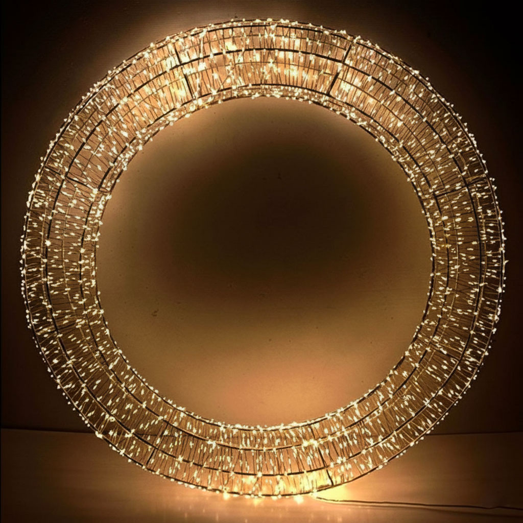 CERCHIO LUMINOSO 70CM 2250LED L.C.