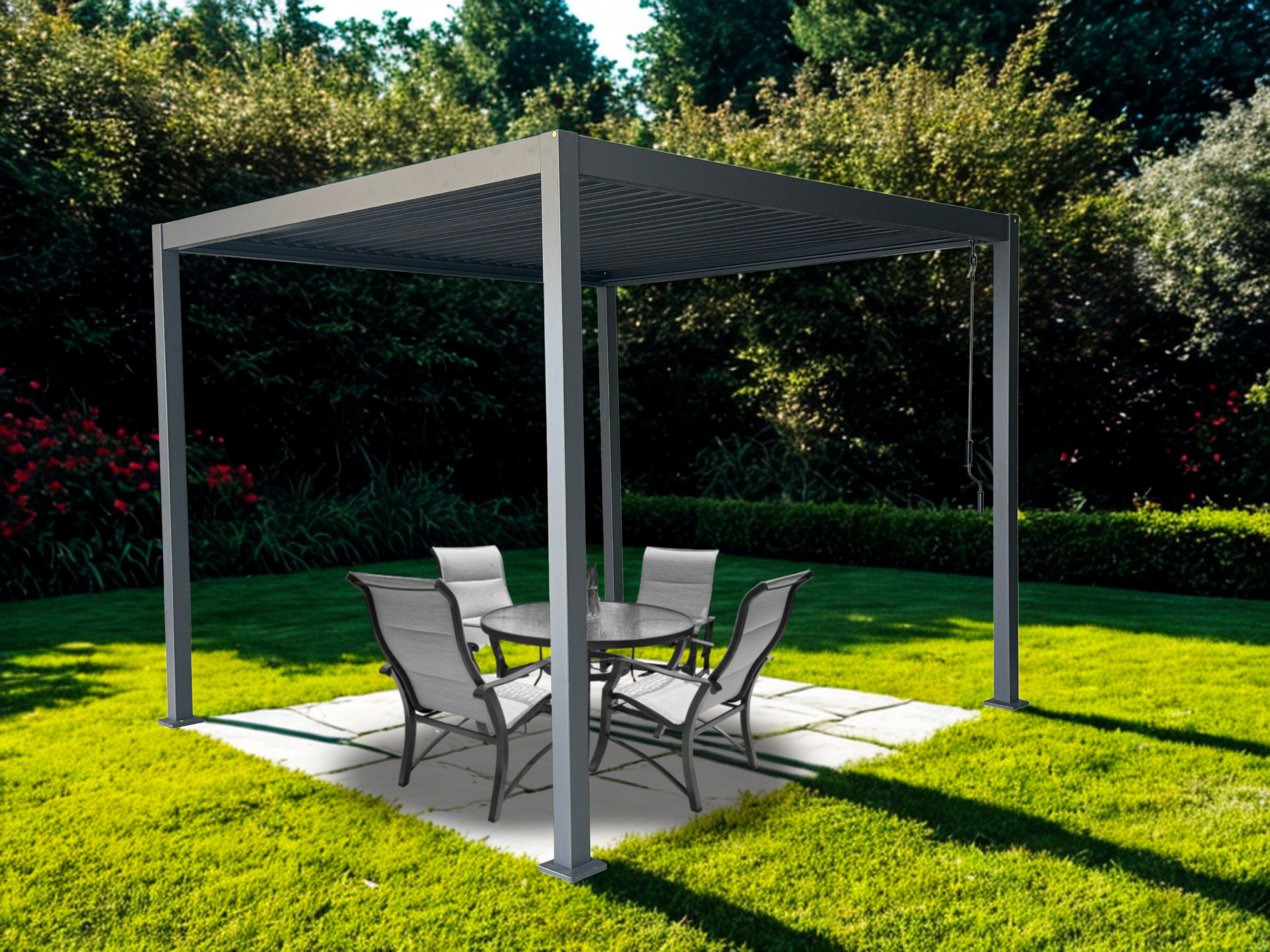 PERGOLA PALMAS MT.3X4 ANTRACITE