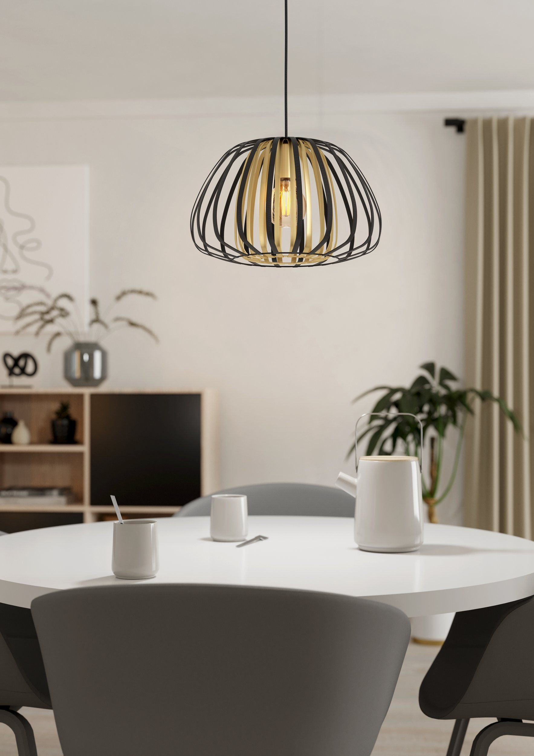 ENCITOS E27 1X40W ACC/NERO/ORO
