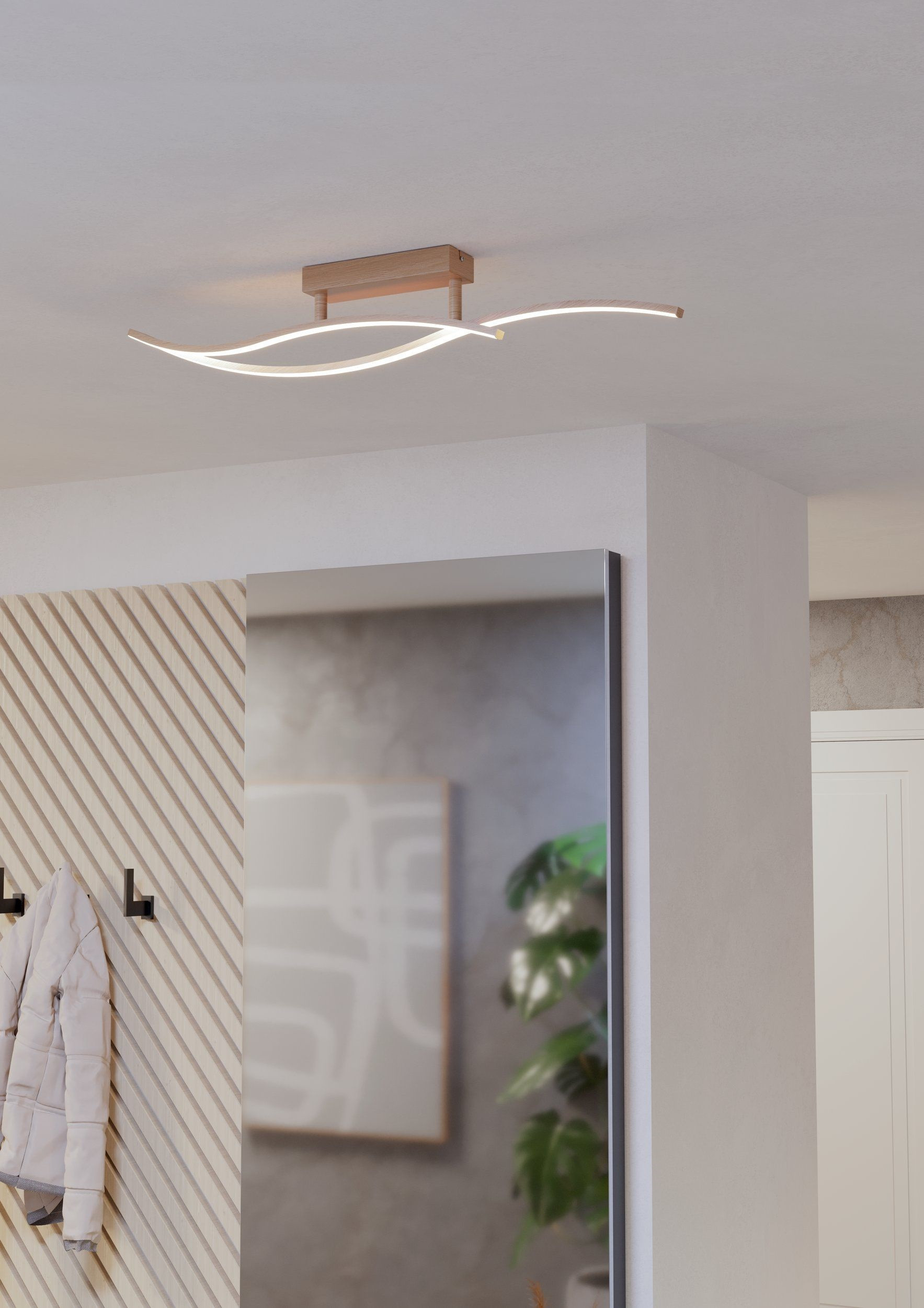GRISOLIA PLAF.LED 12W 4K MARRONE CM.85