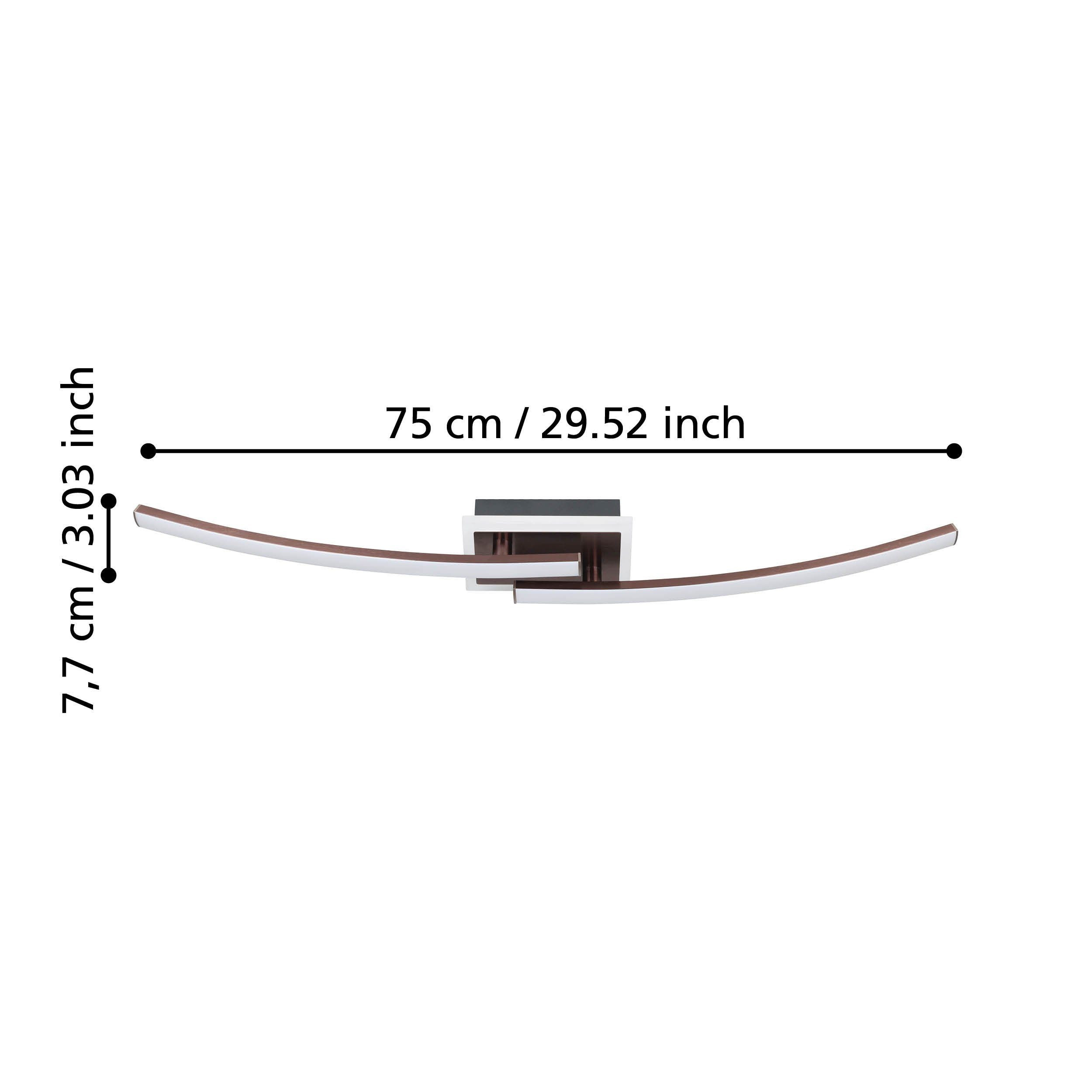 LUNGOLAGO PL.LED 12W 4K BRONZO/BIANCO CM.74