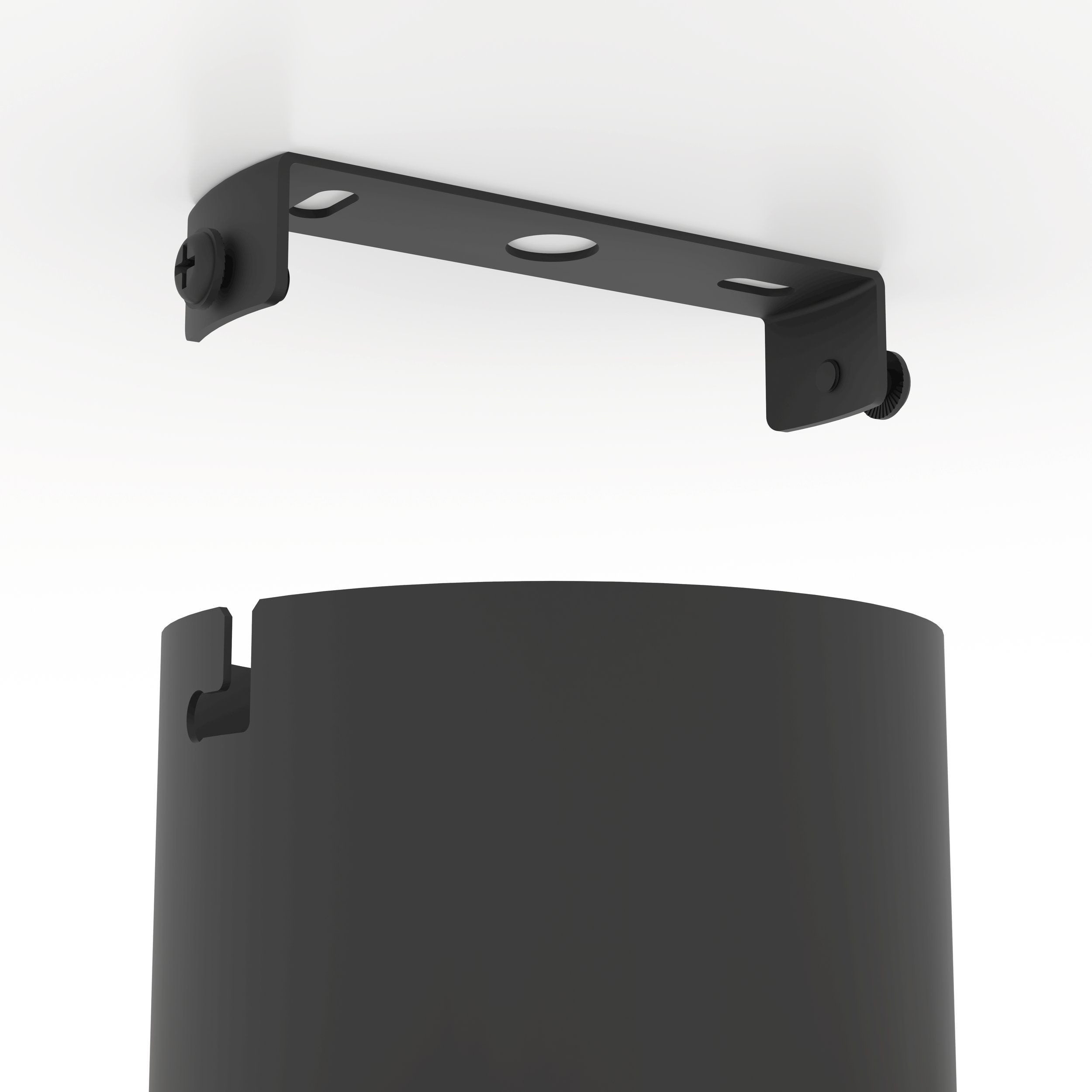 AIETA PLAF.LED 12W 4K NE/OTT.CM.72