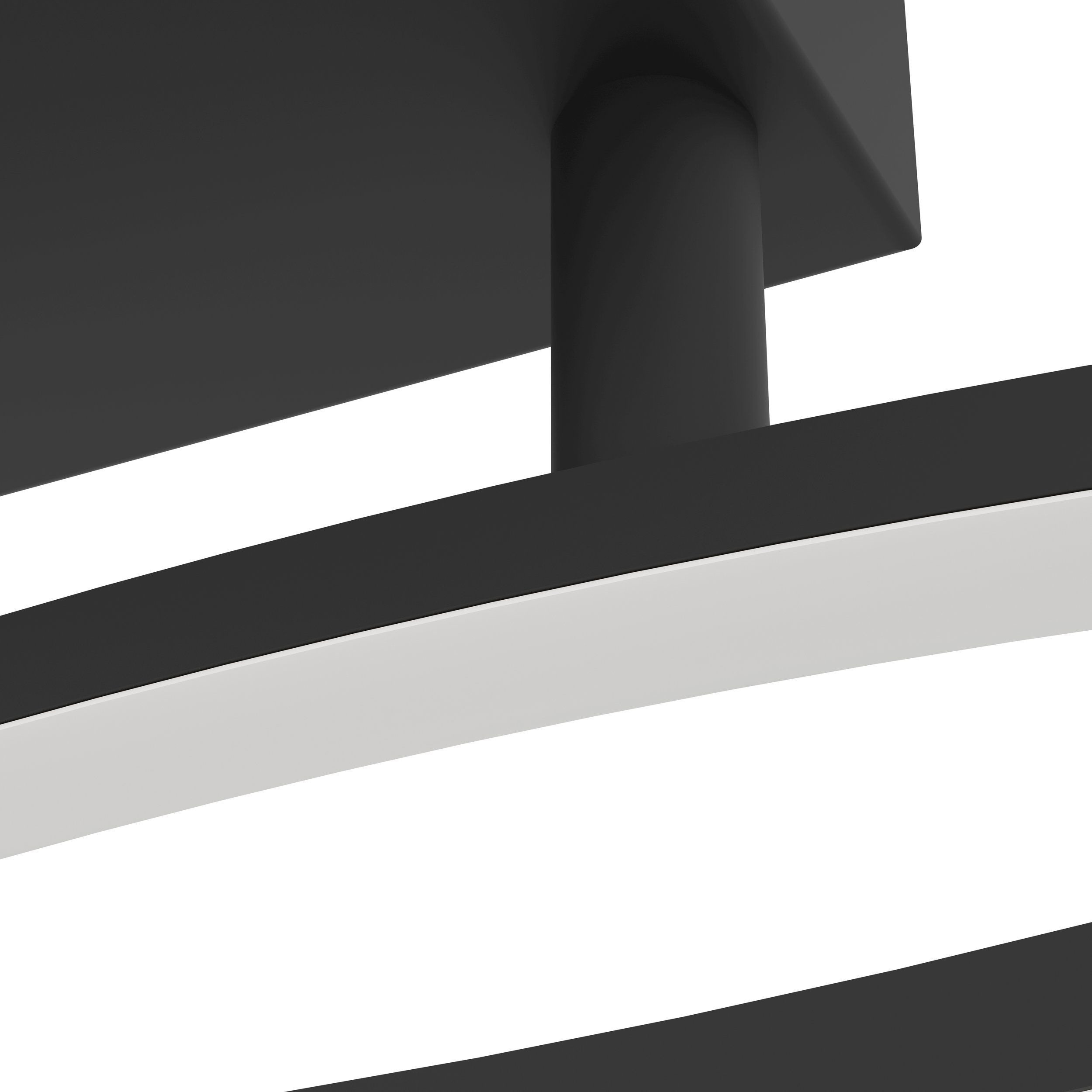 GRISOLIA PL.LED 12W 4K NERO/BIANCO CM.85