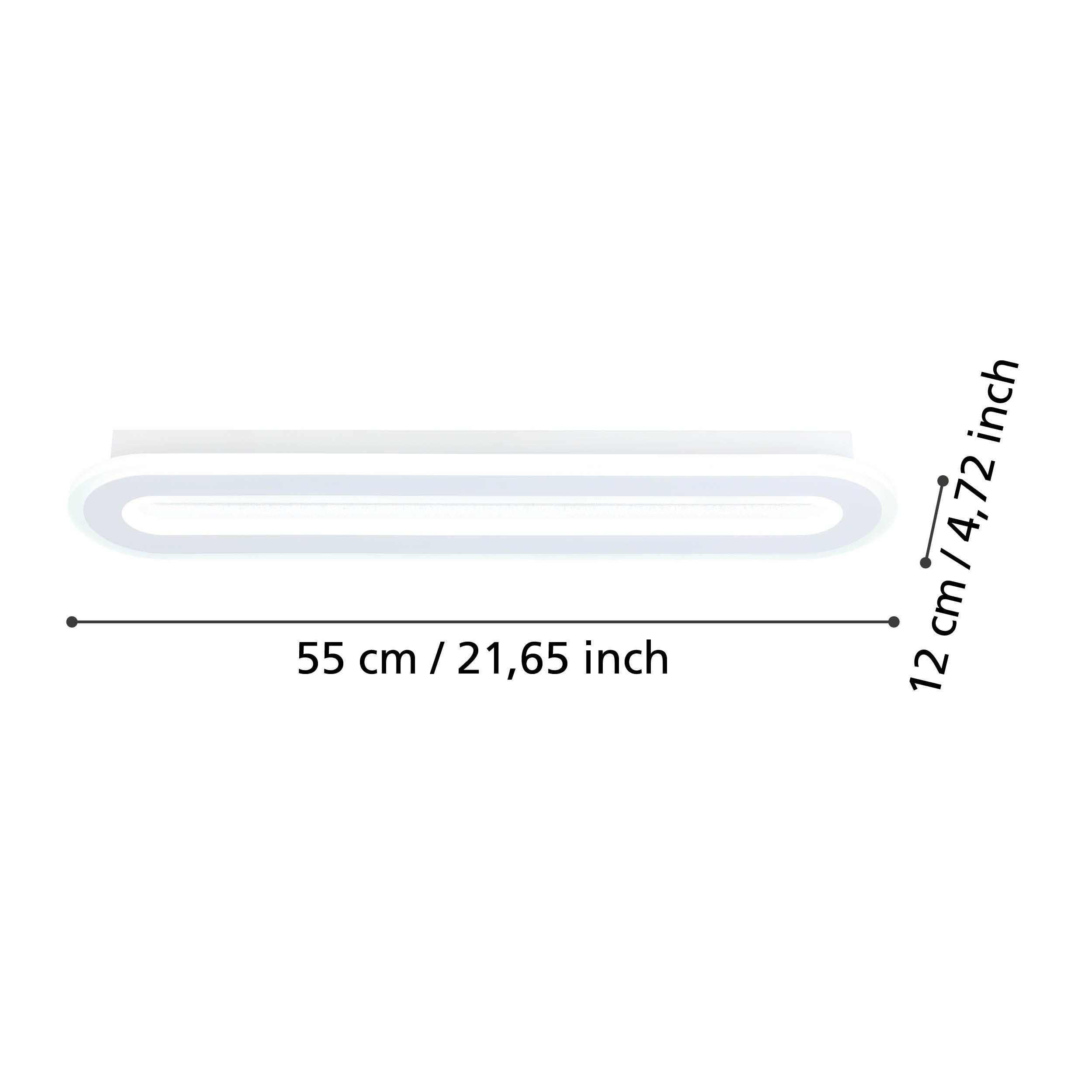 MACCHIONI PL.LED 20W B/CRIS.CM.55 C/TELECOMANDO