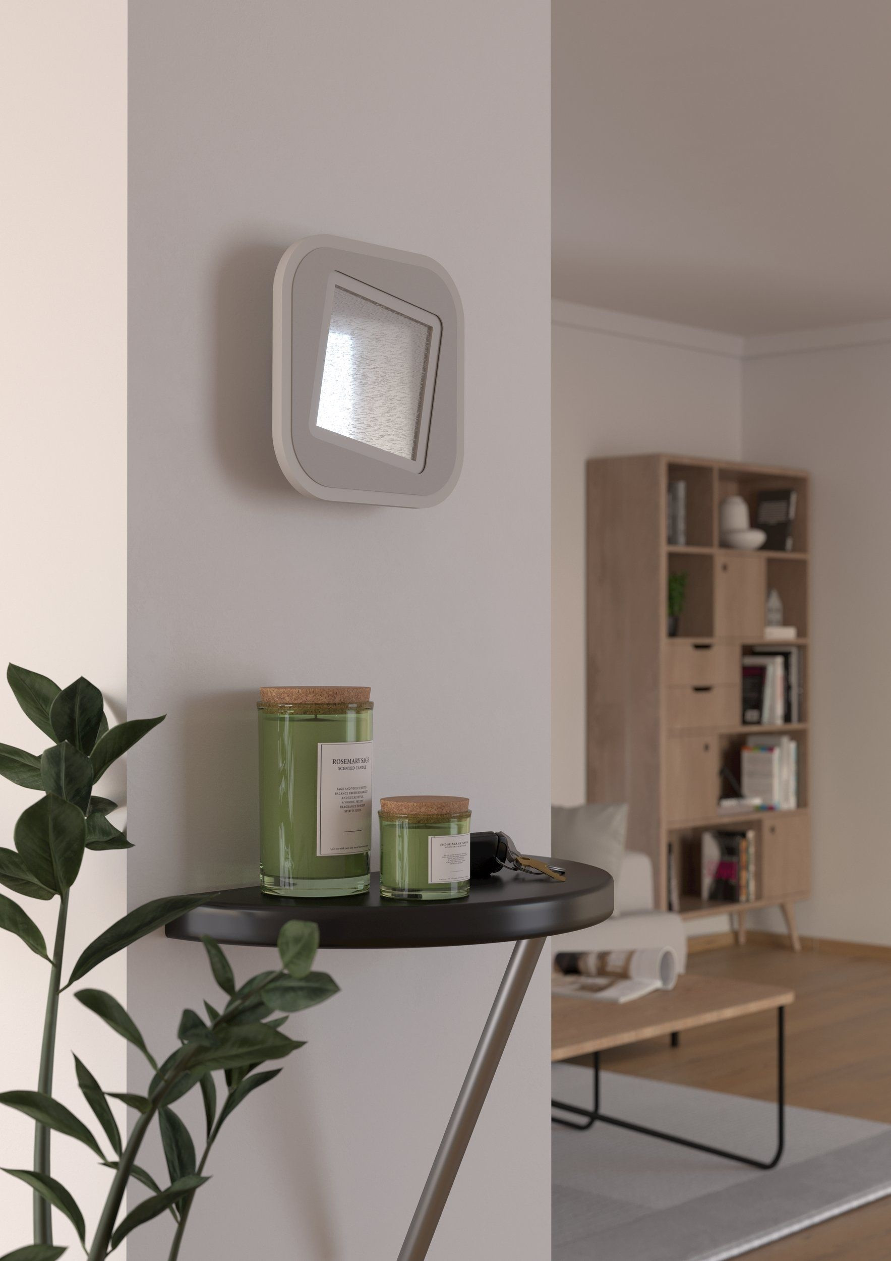 MACCHIONI APL.LED 12W 4K BIANCO/CRISTALLO